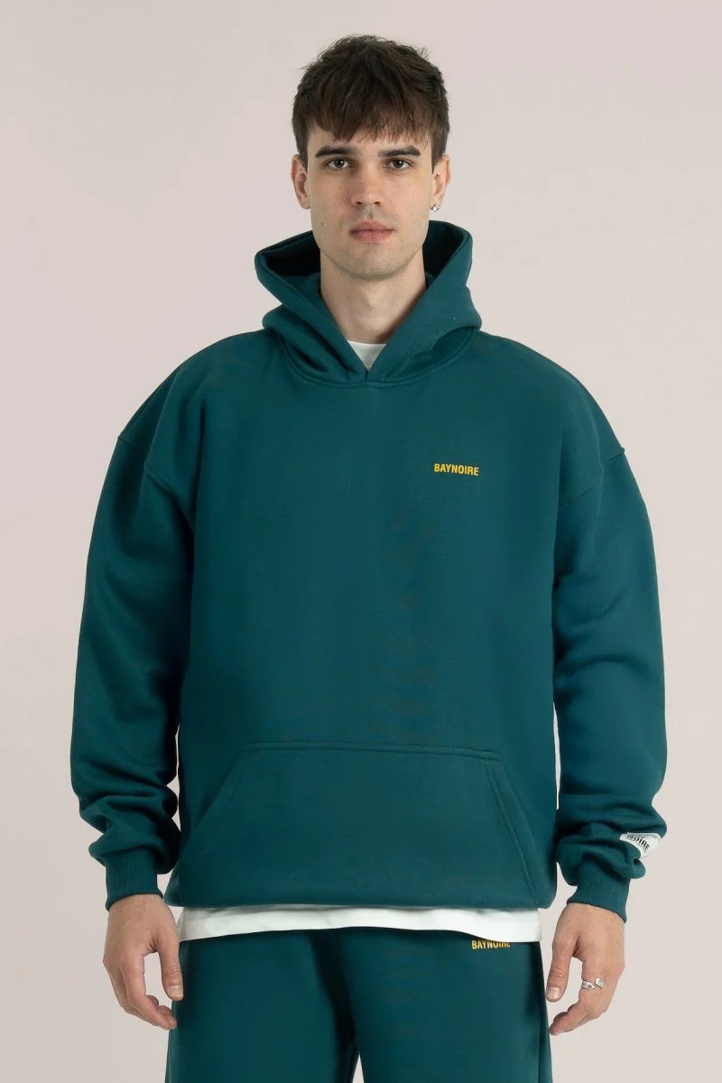 Teal Logo II PL Oversized Hoodie