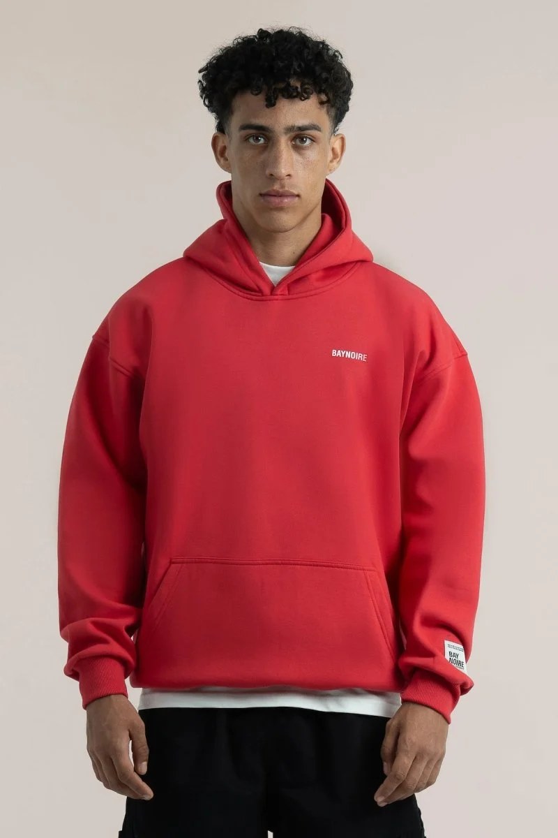 Red Logo II PL Oversized Hoodie