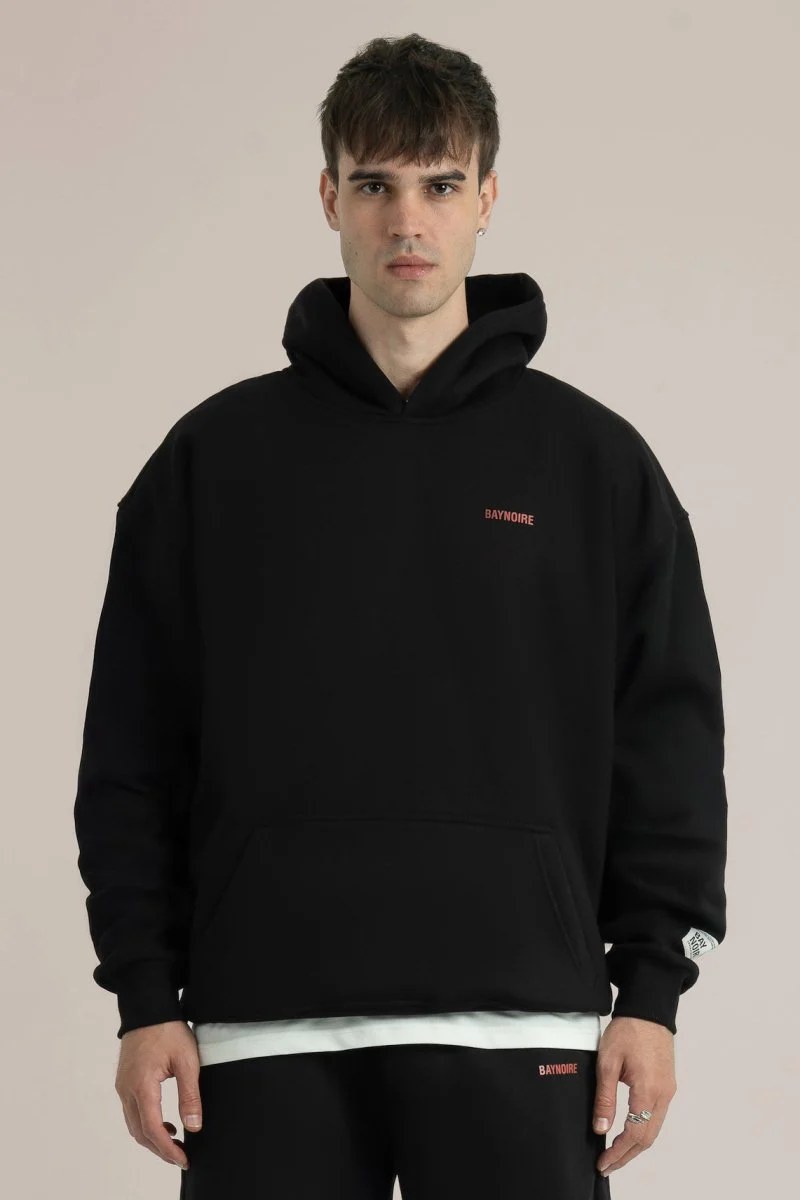 Black Logo II PL Oversized Hoodie