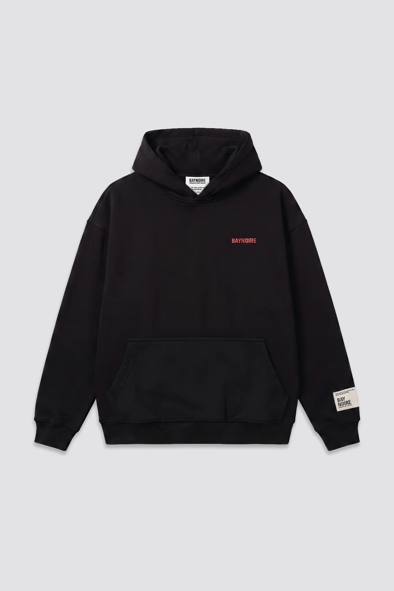 Black Logo II PL Oversized Hoodie