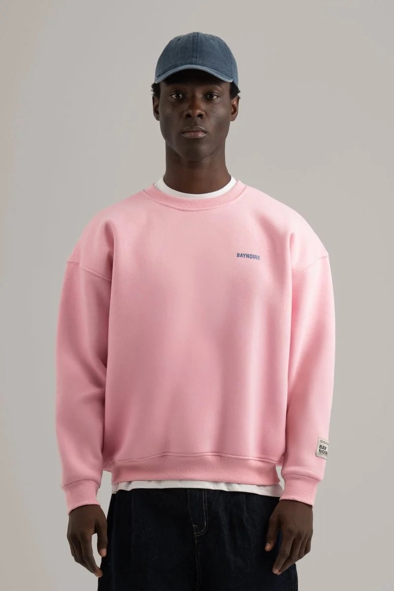 Pink Logo II PL Oversized Sweatshirt