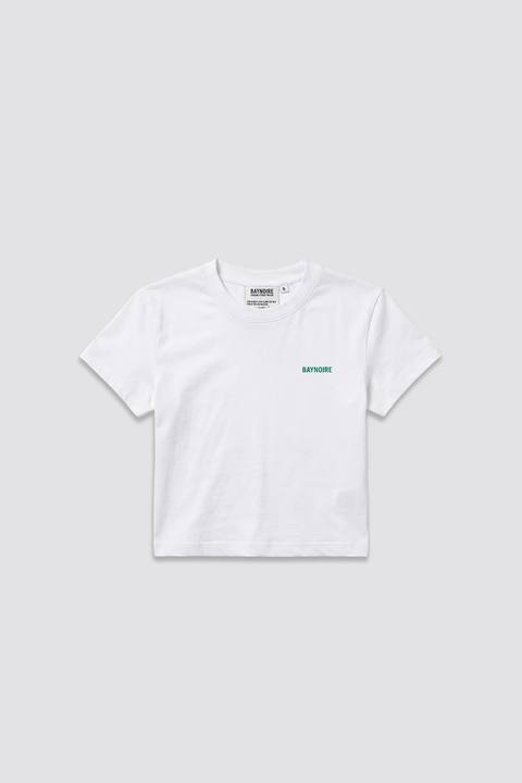 White Logo PL Baby Tee