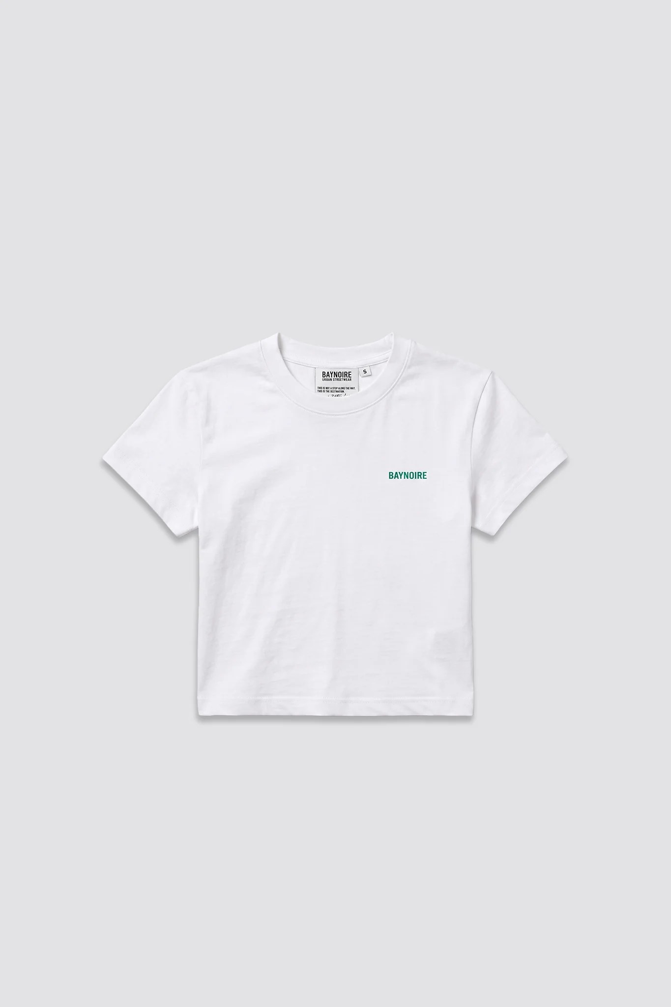 White Logo PL Baby Tee