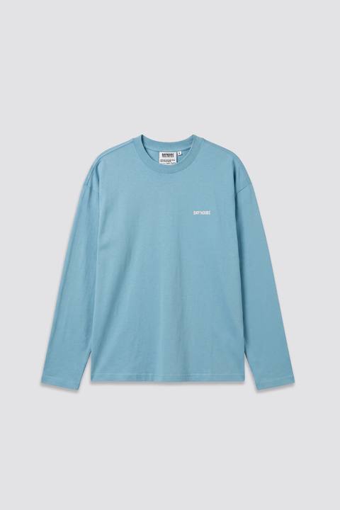 Blue Logo PL Long-sleeved T-shirt
