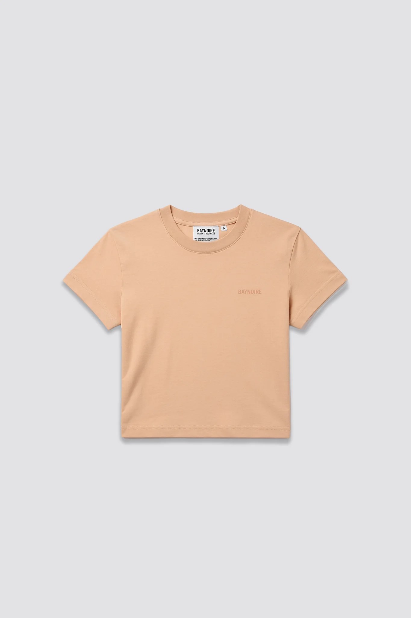 Beige Logo PL Baby Tee