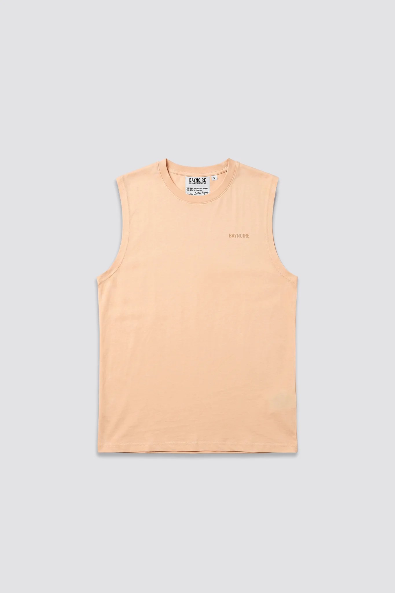 Beige Logo II PL Sleeveless T-shirt