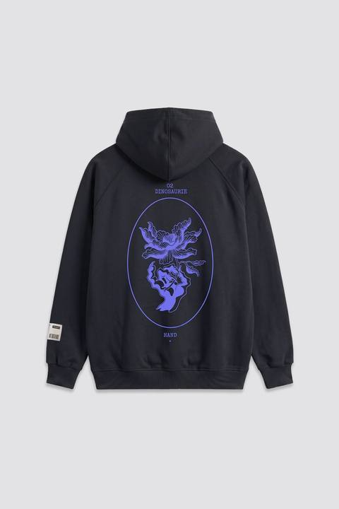 Navy Dinosaurie 02 Oversized Hoodie