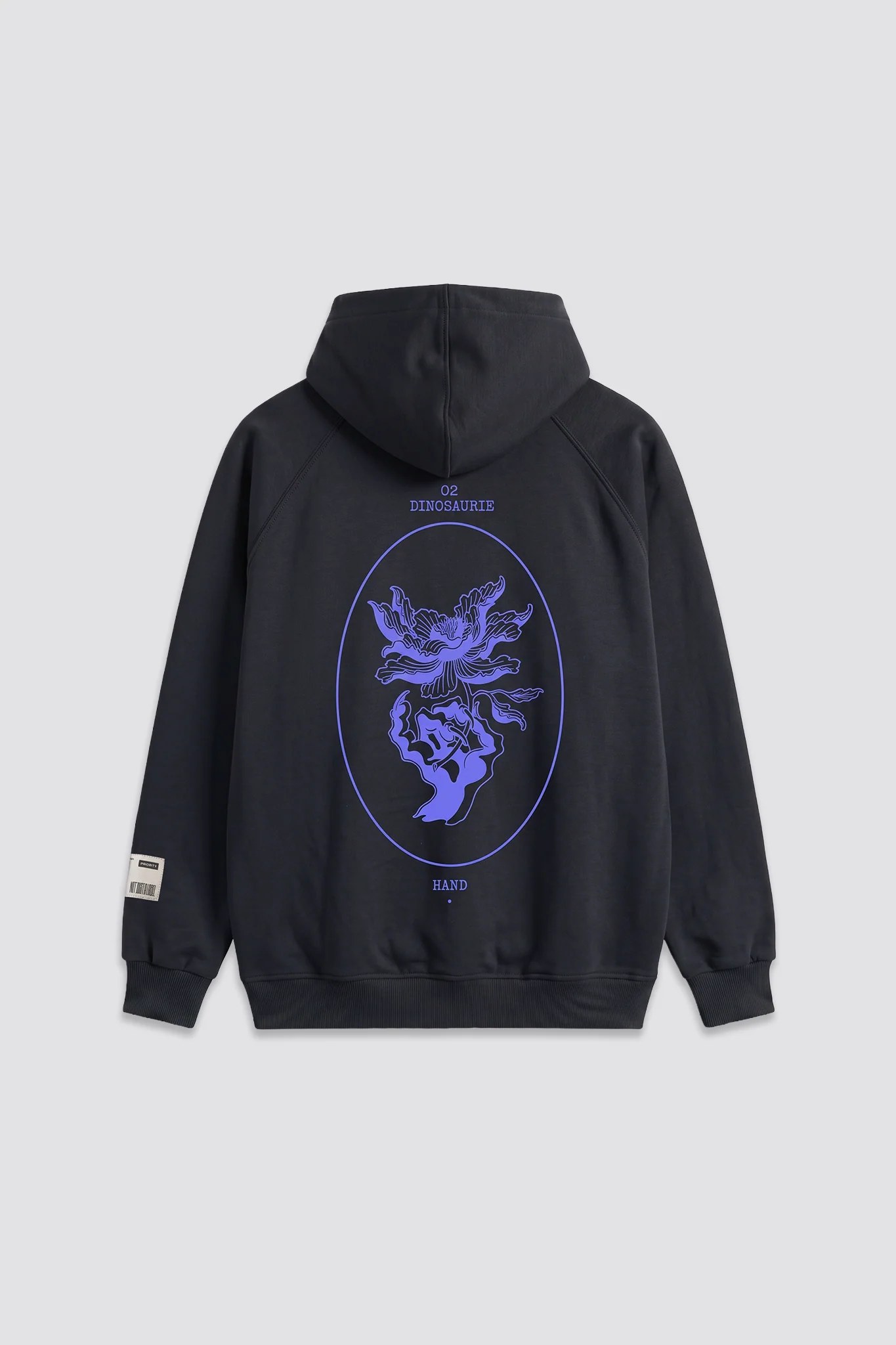 Navy Dinosaurie 02 Oversized Hoodie
