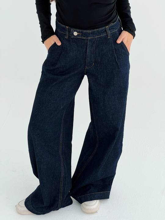 The Side Button Denim - Raw