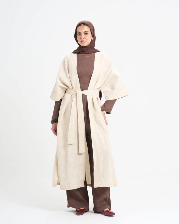 The Soft Sand Kaftan - Beige