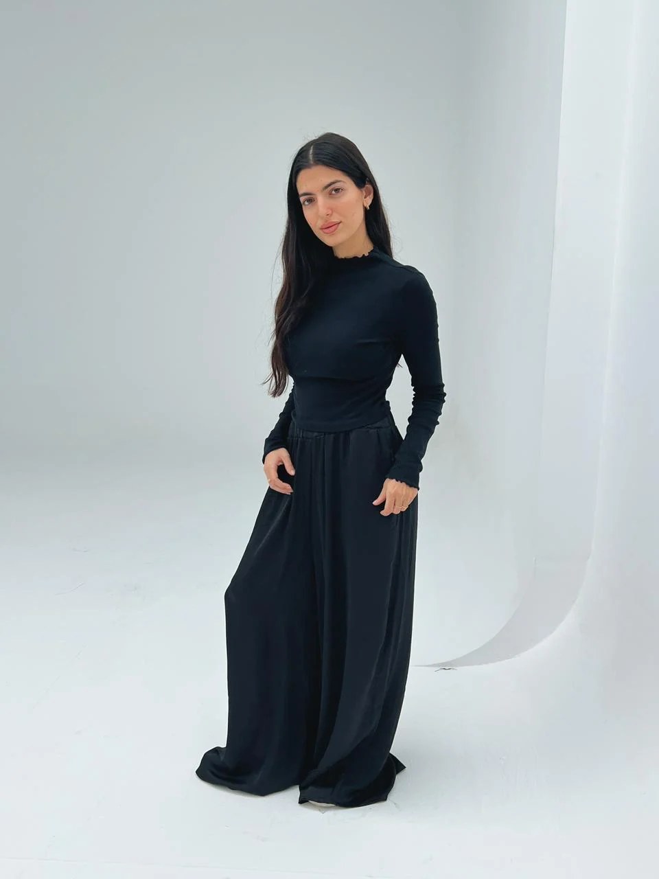 The Satin Pants - Black