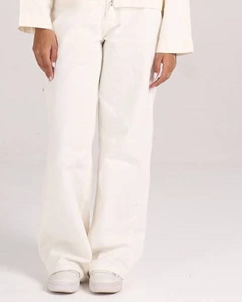 ⁠Gabardine Pants - White