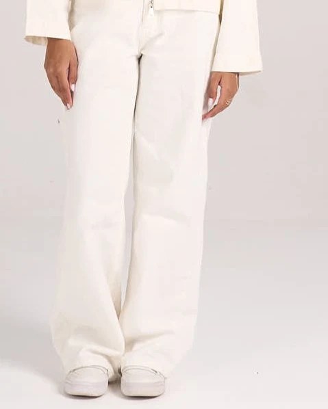 ⁠Gabardine Pants - White