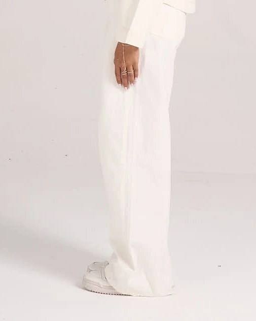 ⁠Gabardine Pants - White