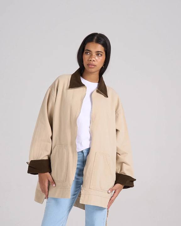 ⁠The Cord Collar - Beige