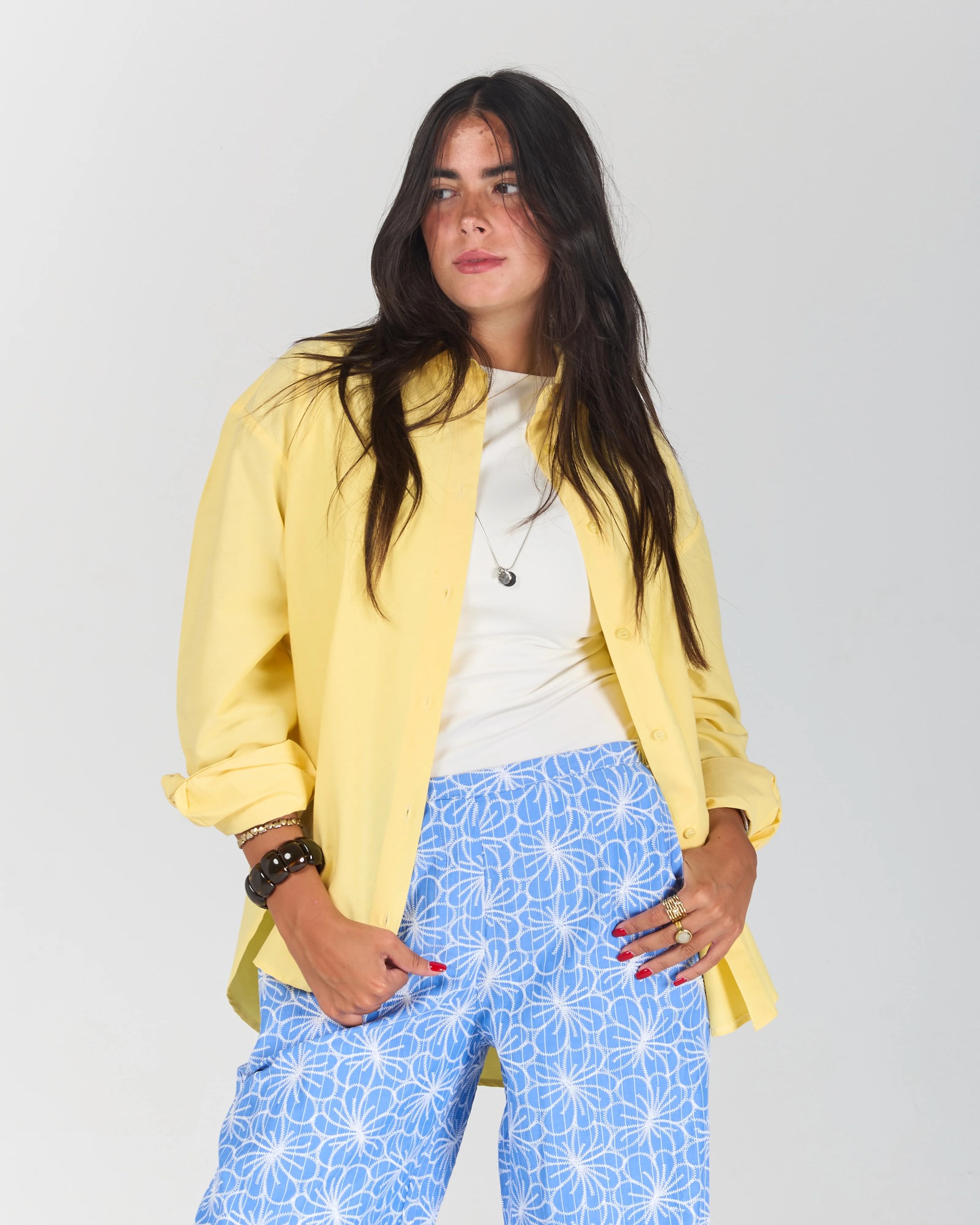 The Basic Shirt - Butter Yellow