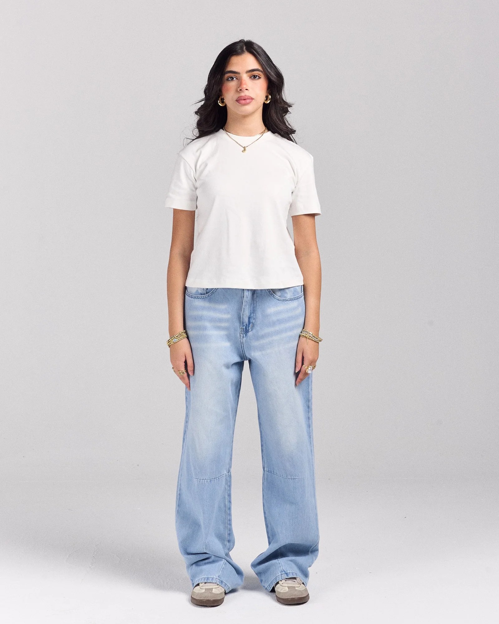 Bubble Trouble Denim - Cloud Nine