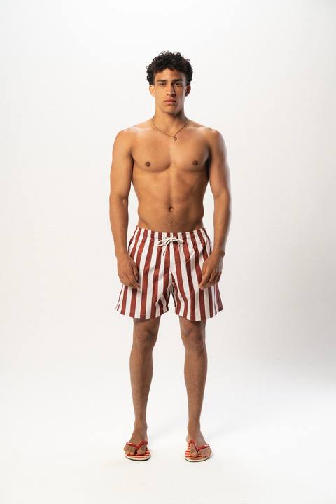 Cabana Stripe Swimshorts