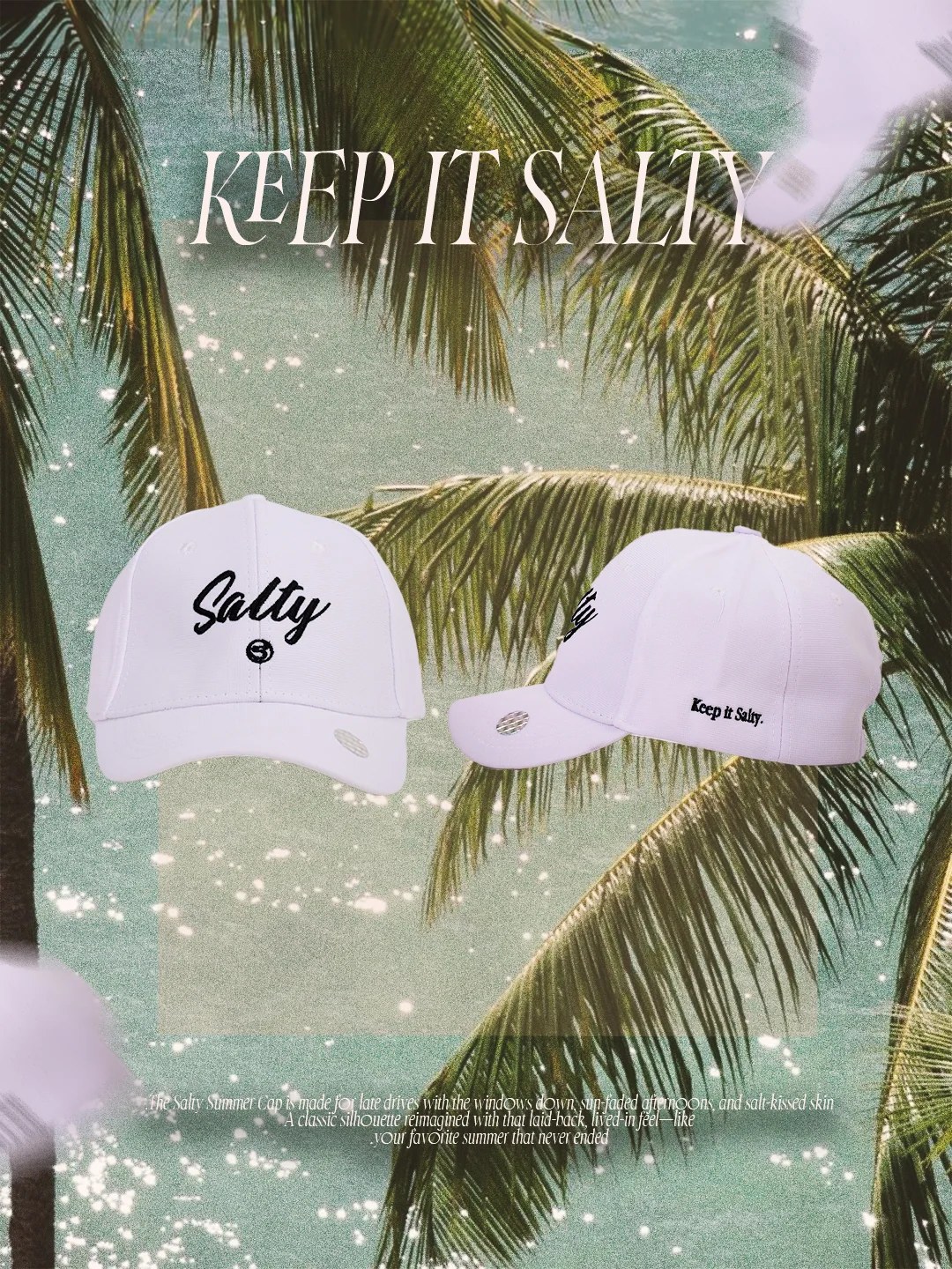 White classic cap