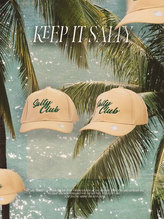 Beige Salty Club Cap