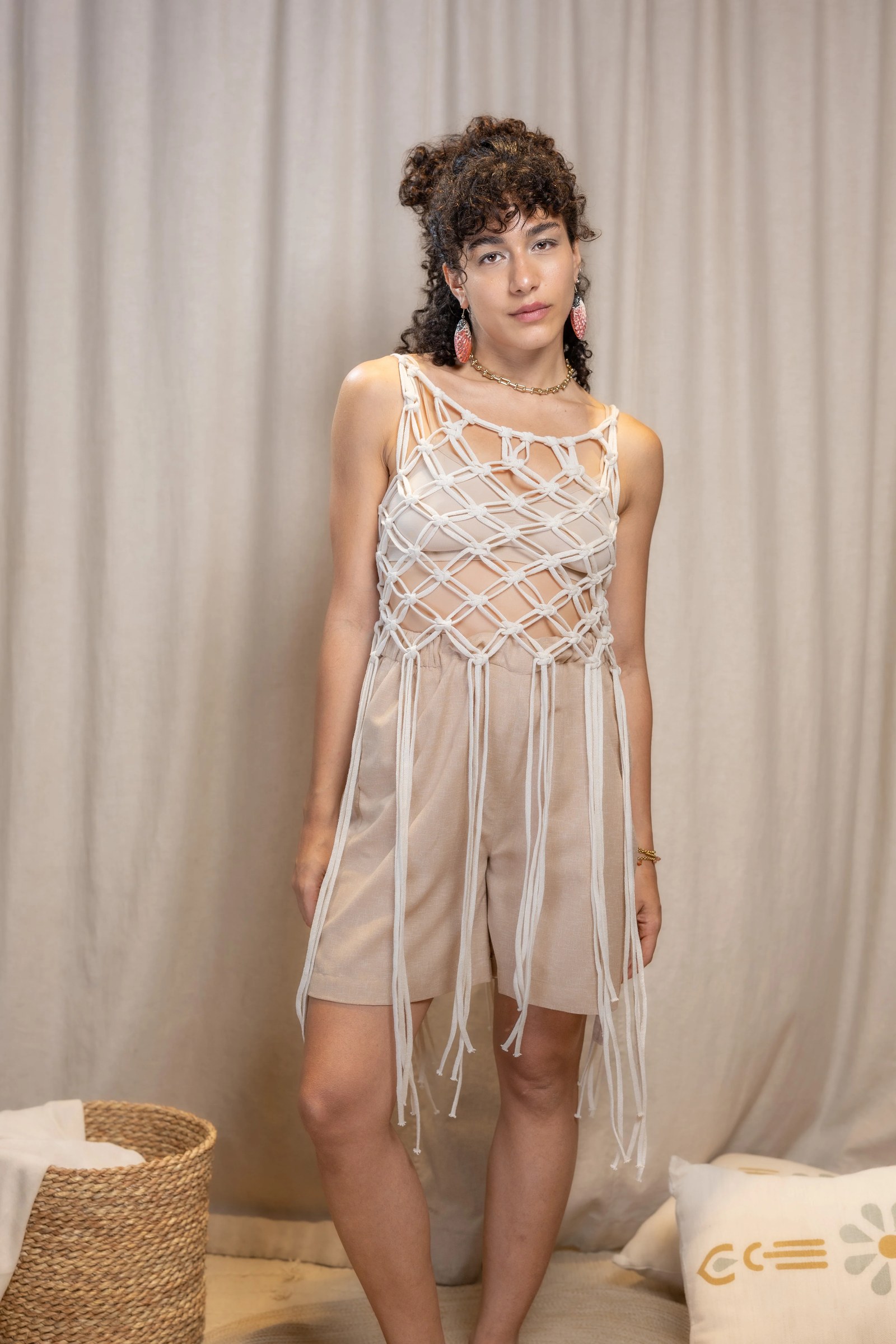Dongola Macramé Top