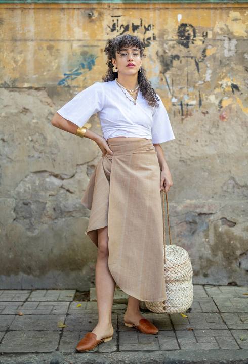 Delta Wrap Skirt