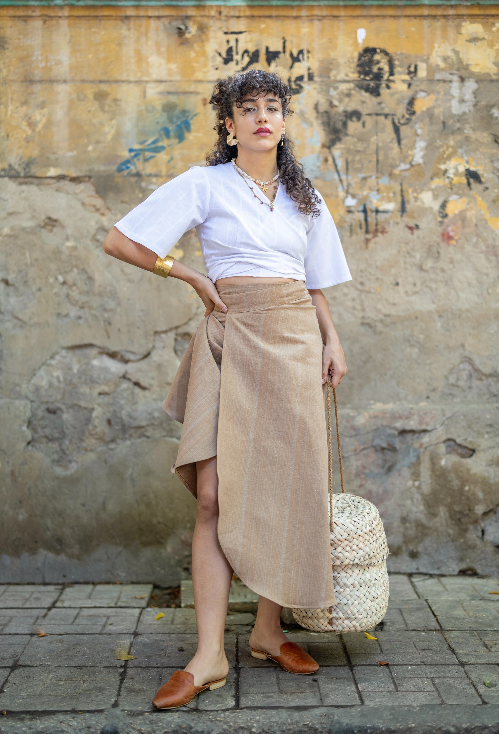 Delta Wrap Skirt