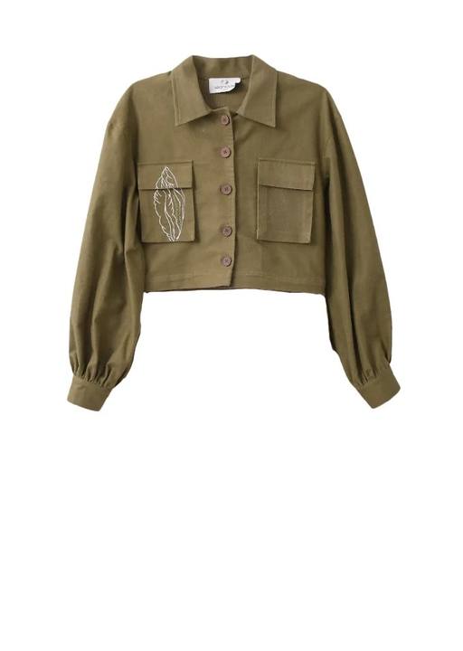 Entybia Cropped Bomber