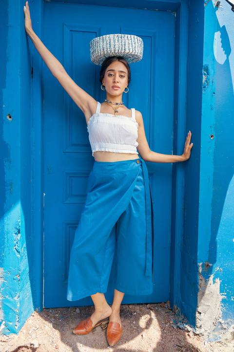 Blue Pairo Trousers