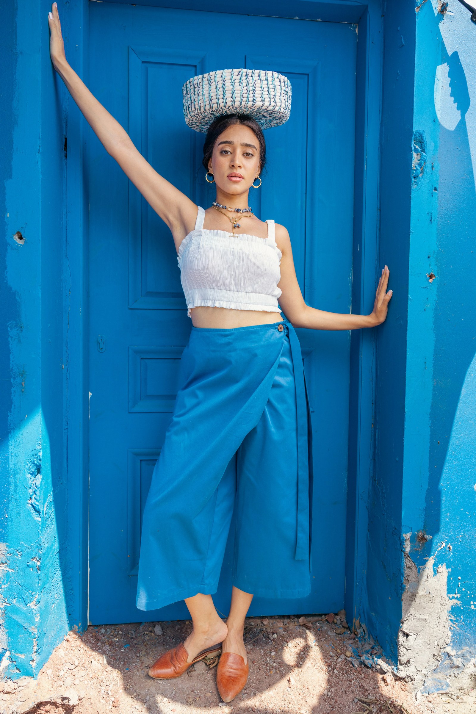 Blue Pairo Trousers