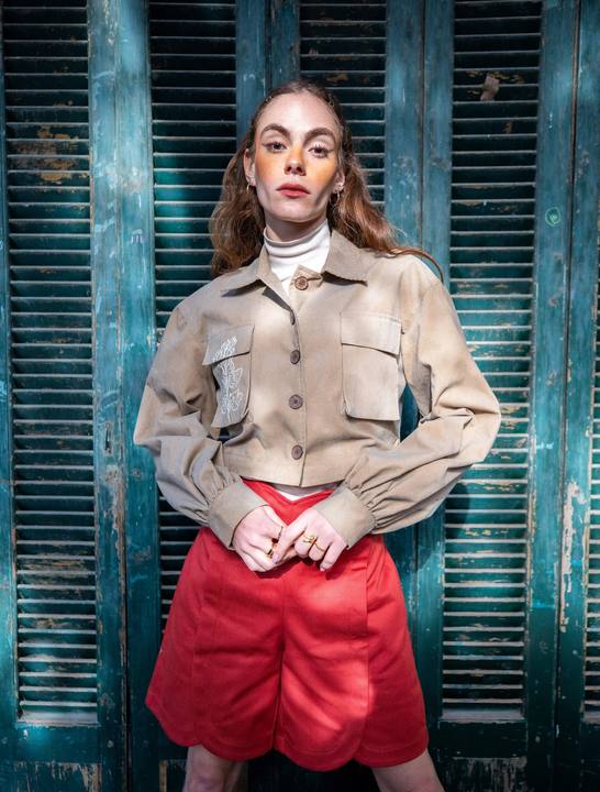 Malachai Cropped Bomber