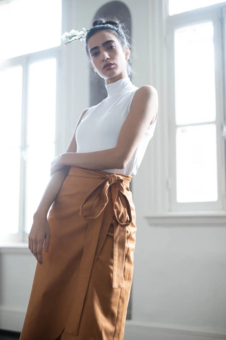 Curcuma Mustard Skirt