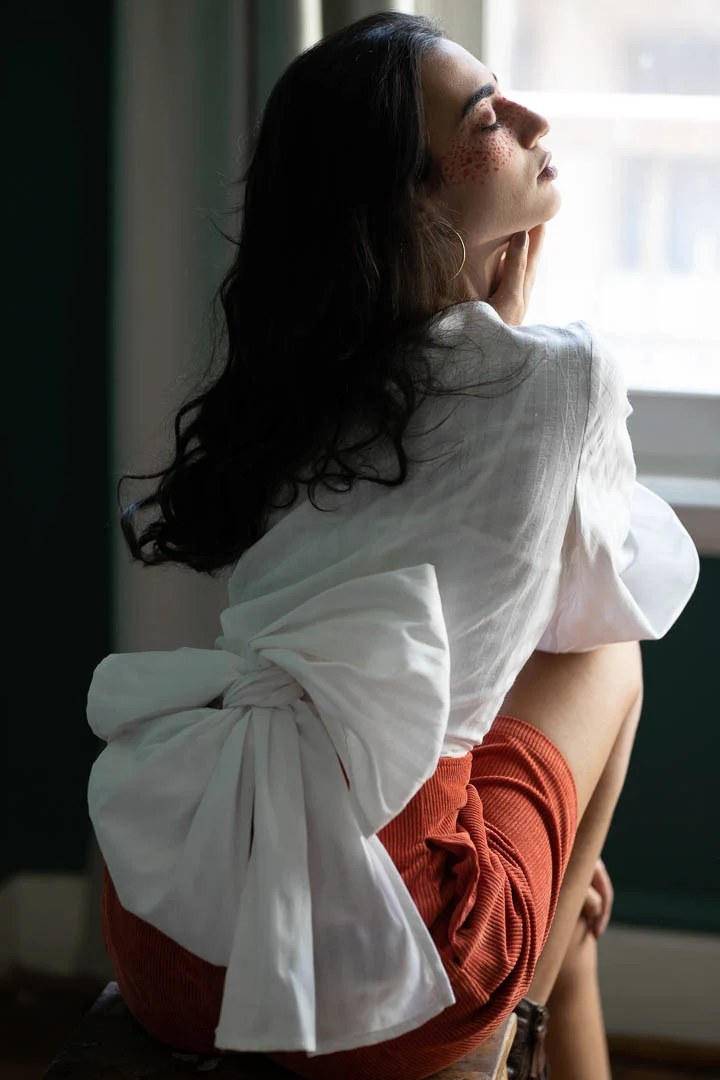 Sericum Wrap Blouse