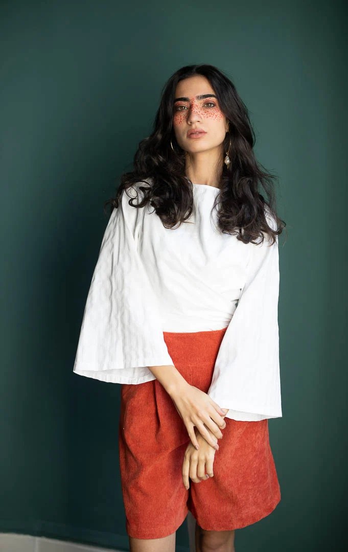 Sericum Wrap Blouse