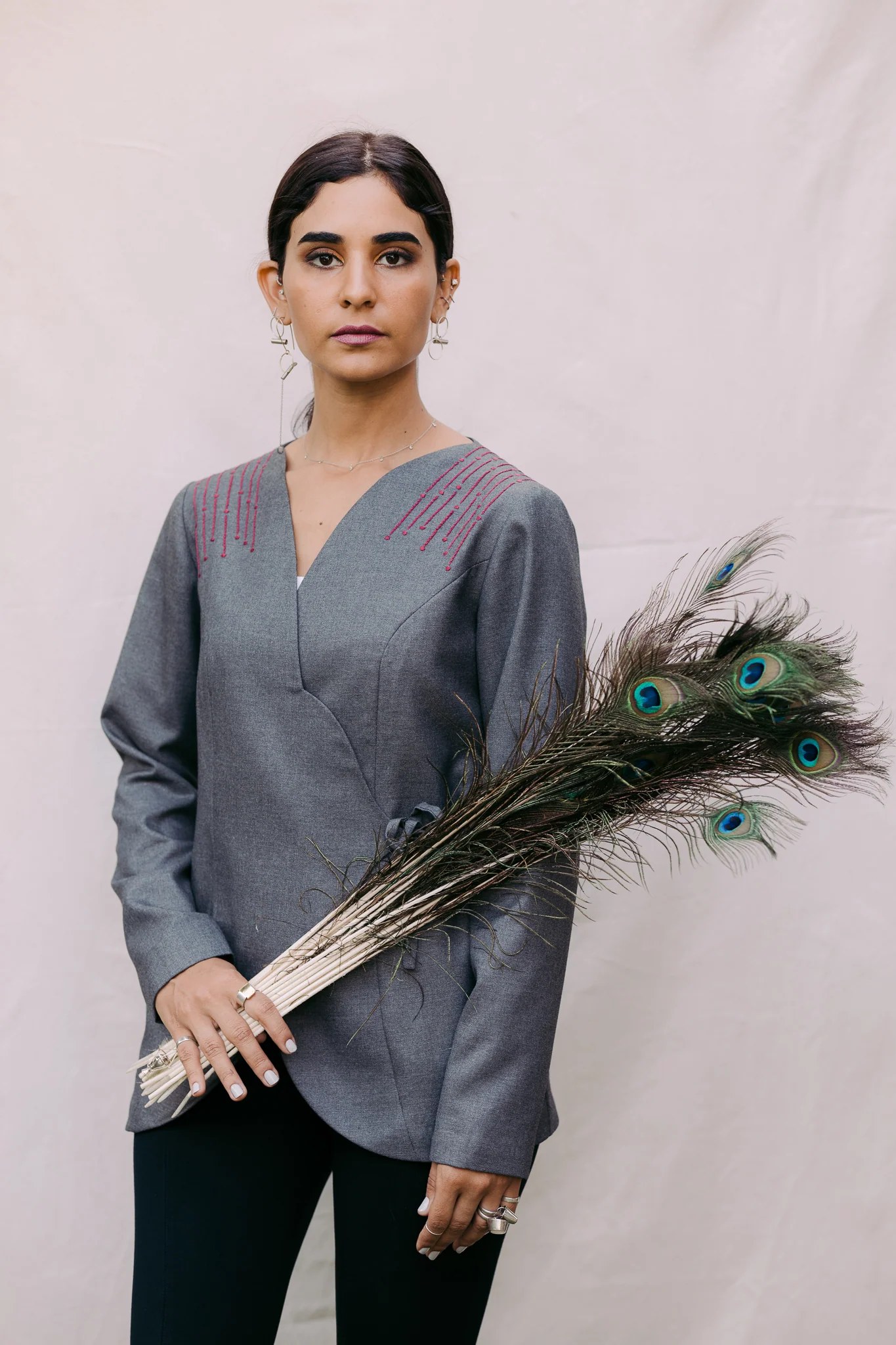 The Qubba Wrap Blazer