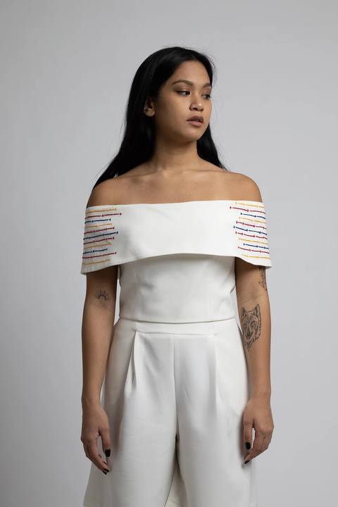 Malika Off-Shoulder Crop