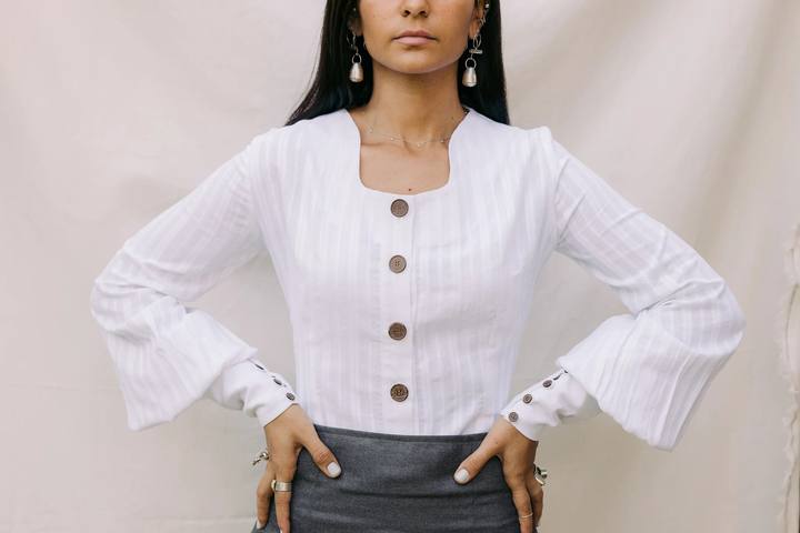 The Mona Crop Blouse