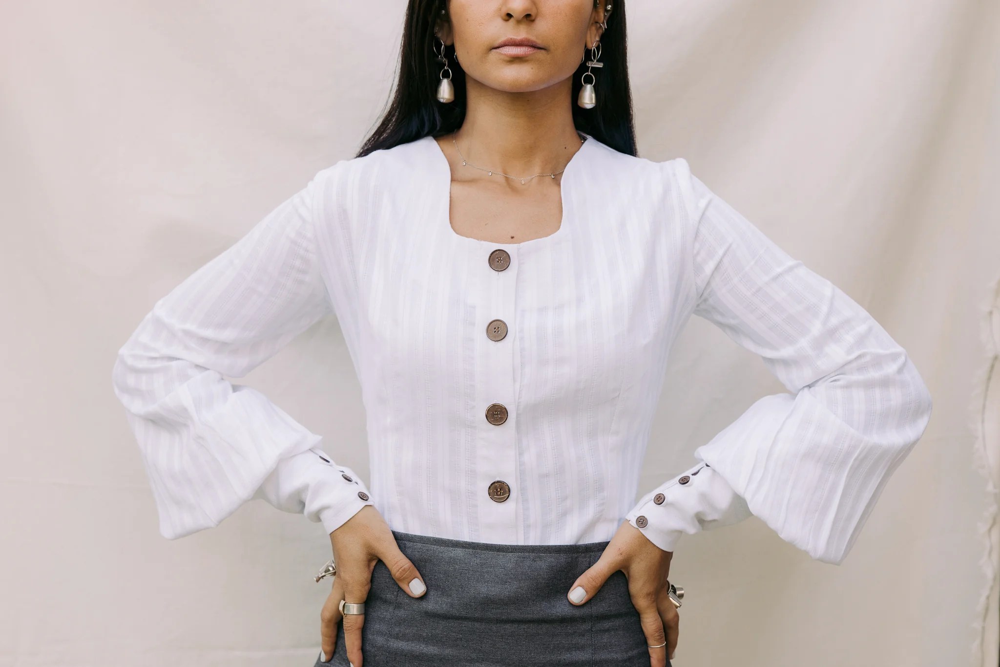The Mona Crop Blouse