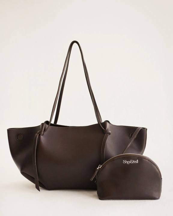 Tala tote bag in espresso brown