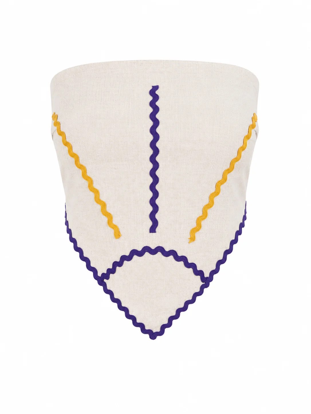 Sunset Rays Top in Linen Beige