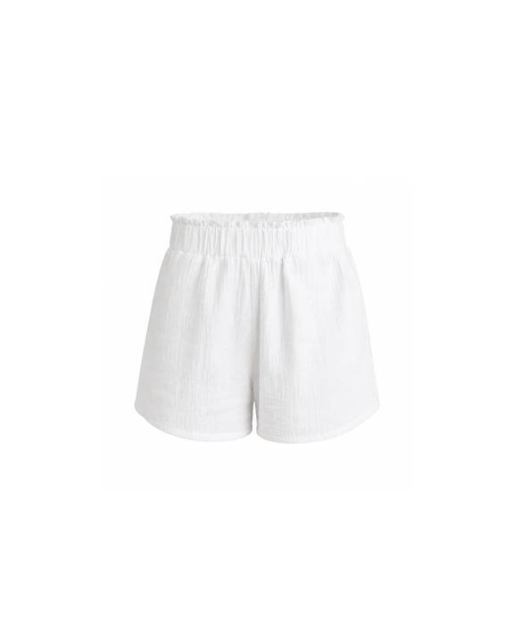 The Aziza Short in White Crinkle