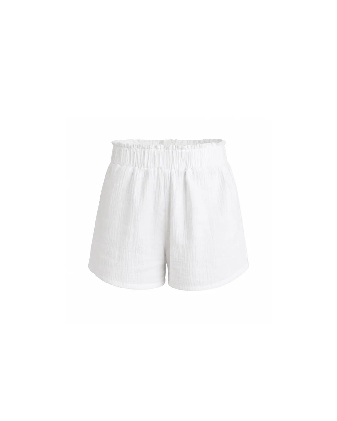 The Aziza Short in White Crinkle