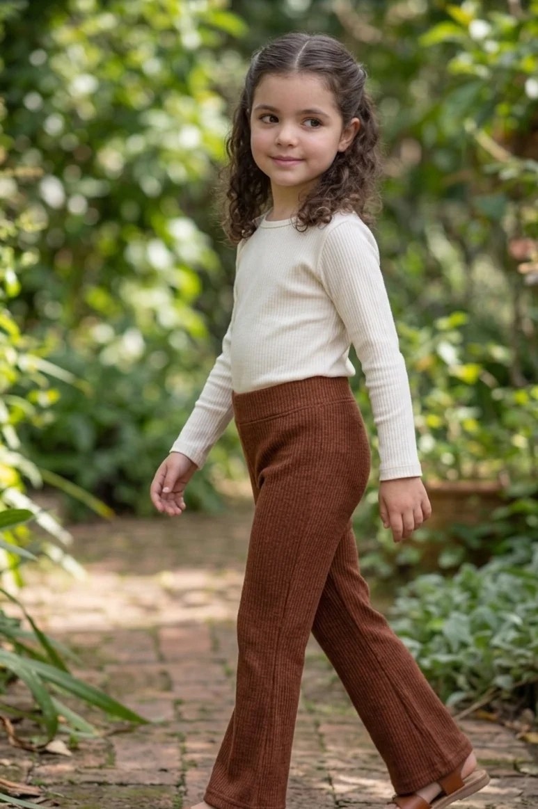 Little Everywear pants In Brown