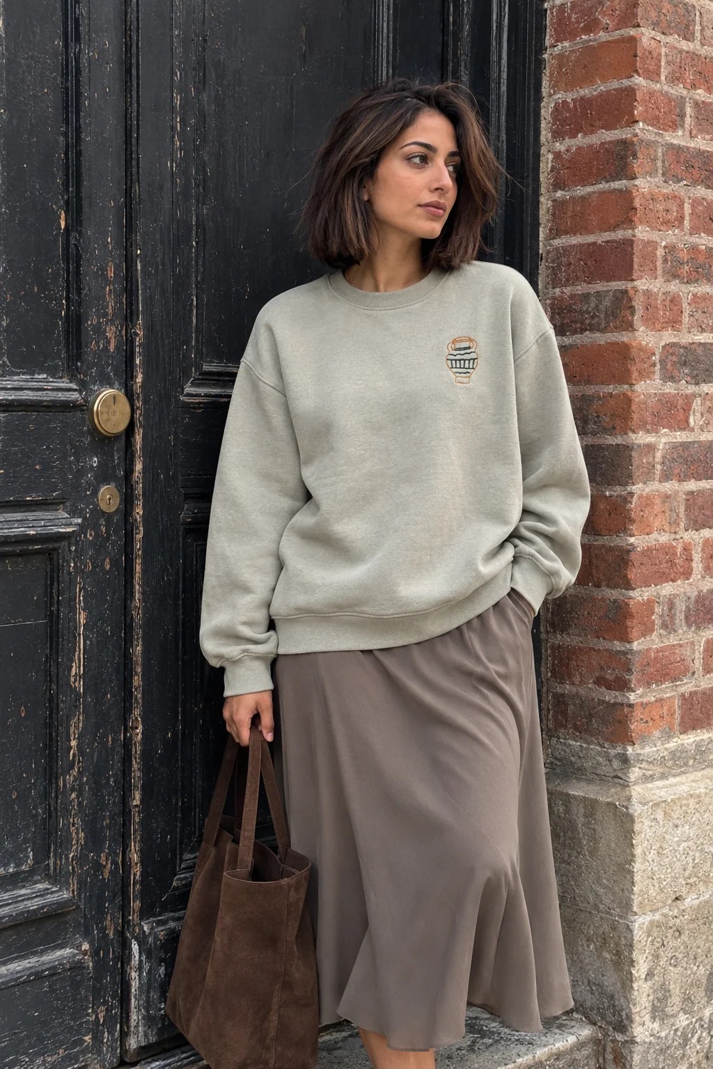 Dafaa Pullover in Olive