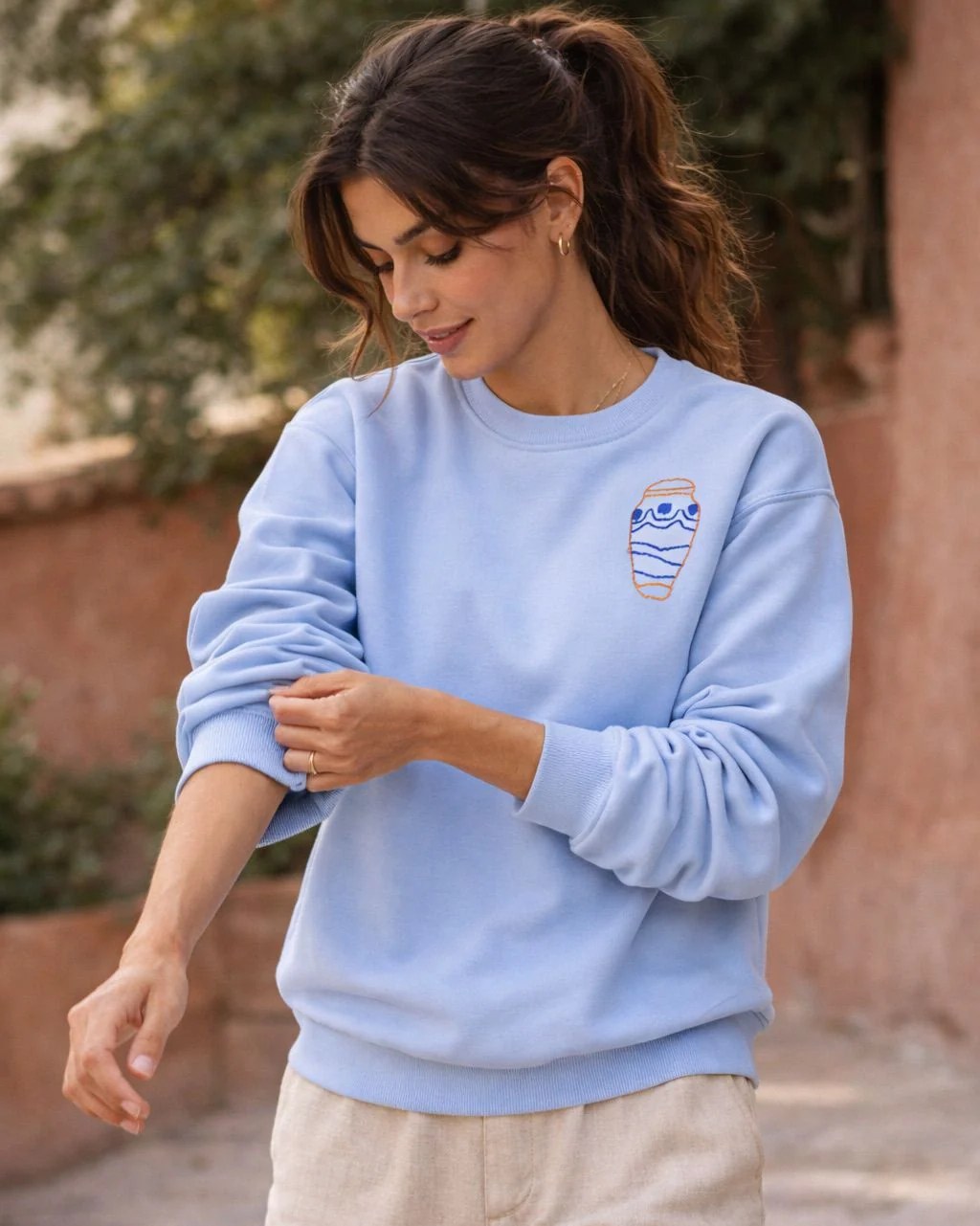 Dafaa Pullover in Blue