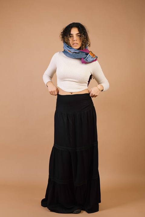 Shali Black Skirt