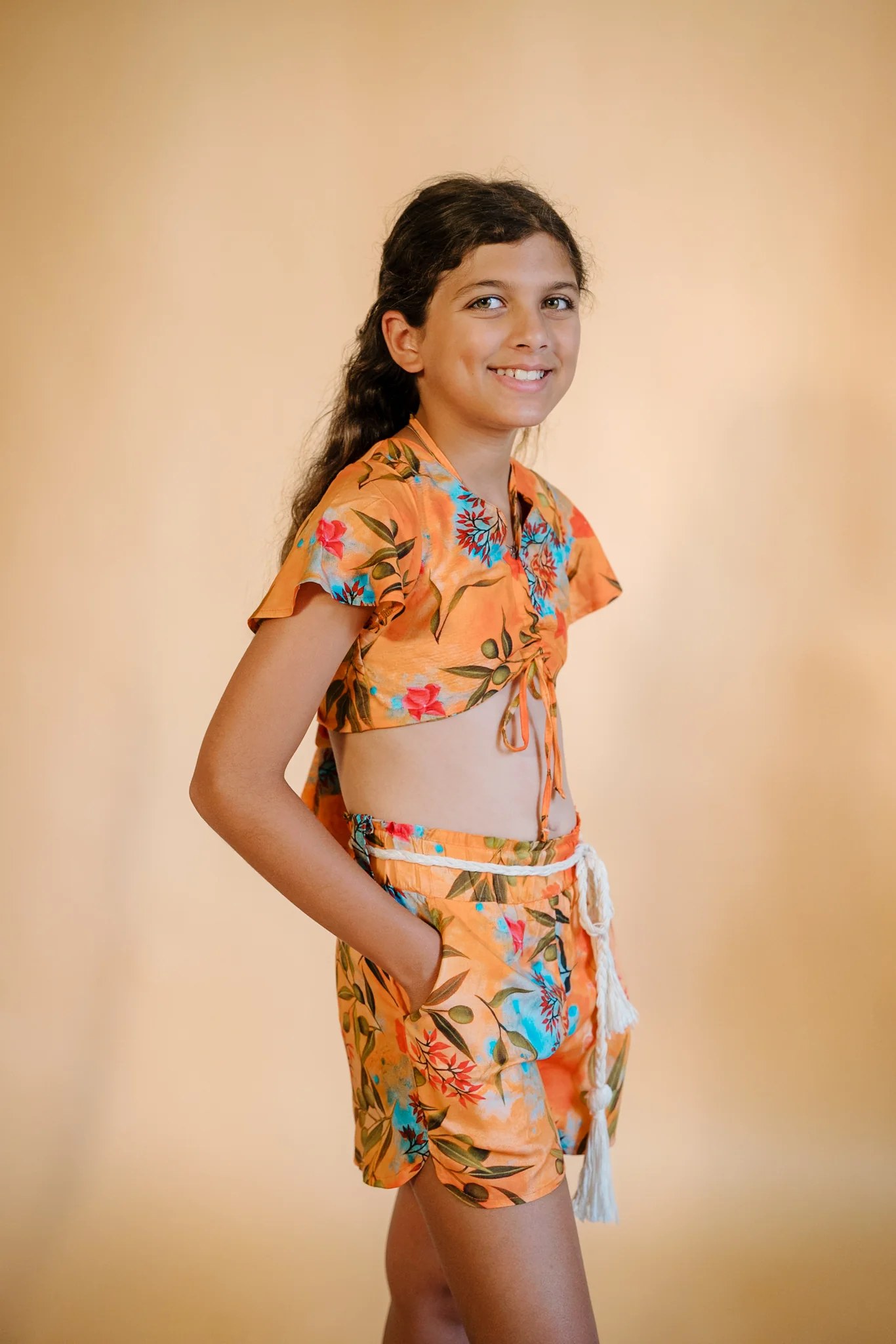 Little Midsummer Shorts in Zaytuna Print
