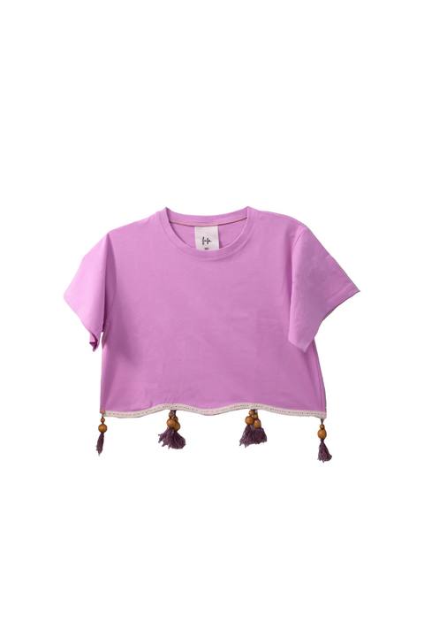Little Zahret Toot Cropped Tee