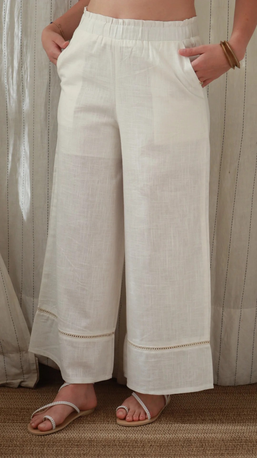 Beachtime Pants in Cream