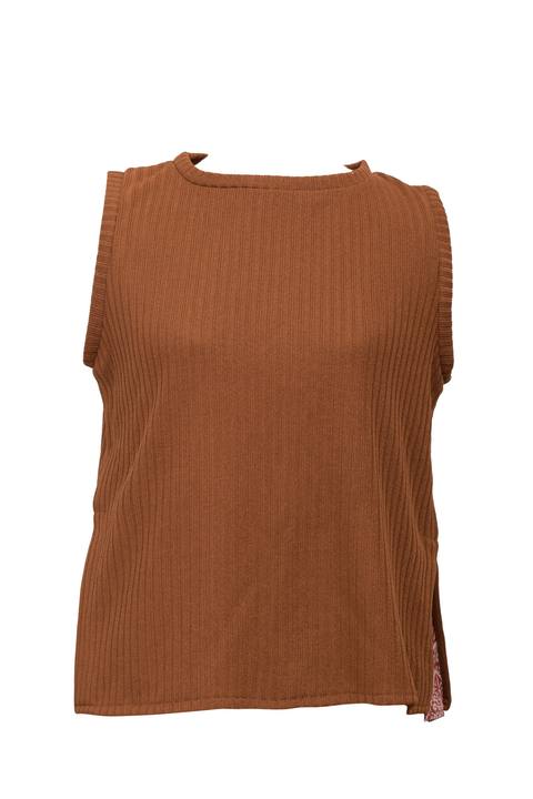 Live In Me Top Brown